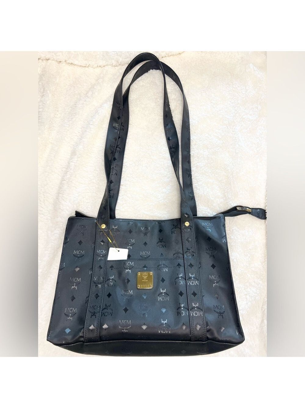 MCM Black Zipper Tote - Picture 3 of 14